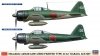 Hasegawa 02437 Mitsubishi A6M2b/A6M3 Zero Fighter Type 21/22 RABAUL Ace Set 1/72